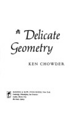 Cover of Delicate Geometry