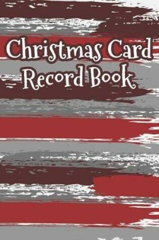 Cover of Christmas Card Record Book