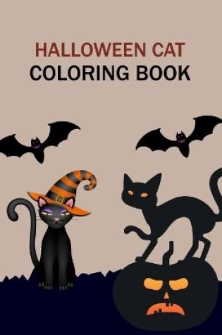 Cover of Halloween Cat Coloring Book