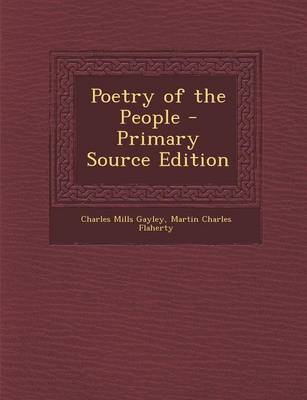 Book cover for Poetry of the People