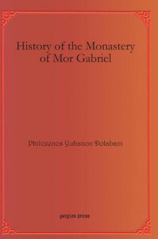 Cover of History of the Monastery of Mor Gabriel