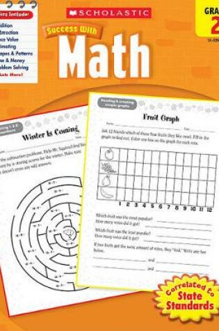 Cover of Scholastic Success with Math: Grade 2 Workbook