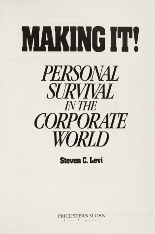 Cover of Making It!