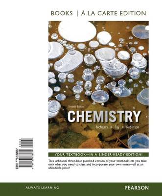 Book cover for Chemistry, Books a la Carte Plus Mastering Chemistry with Etext -- Access Card Package