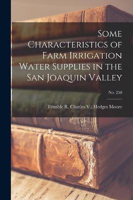 Cover of Some Characteristics of Farm Irrigation Water Supplies in the San Joaquin Valley; No. 258