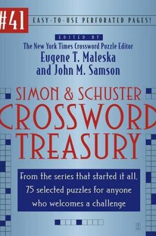 Cover of Simon and Schuster's Crossword Treasury #41