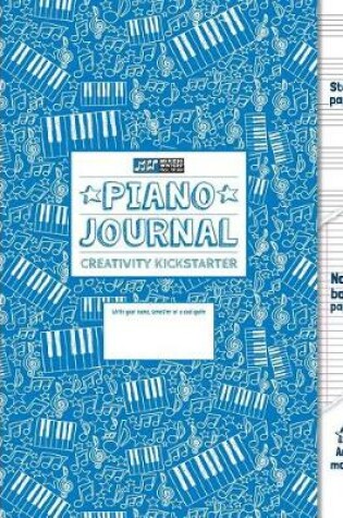 Cover of Piano Journal and Creativity Kickstarter (Blue)