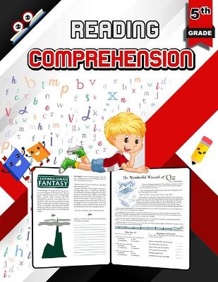 Book cover for Reading Comprehension for 5th Grade - Color Edition