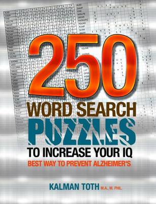 Book cover for 250 Word Search Puzzles To Increase Your IQ