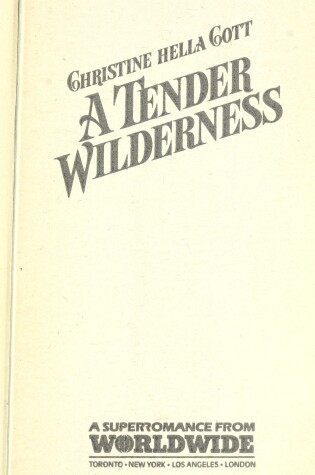 Cover of A Tender Wilderness