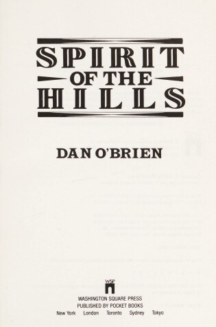 Cover of Spirit of the Hills