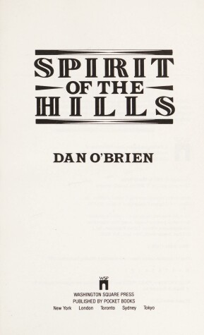 Book cover for Spirit of the Hills