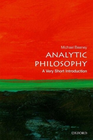 Cover of Analytic Philosophy: A Very Short Introduction