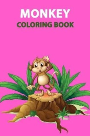 Cover of Monkey Coloring Book