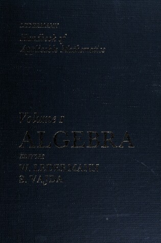 Cover of Handbook of Applicable Mathematics