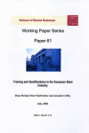 Book cover for Training and Qualifications in the European Steel Industry