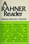 Book cover for Rahner Reader