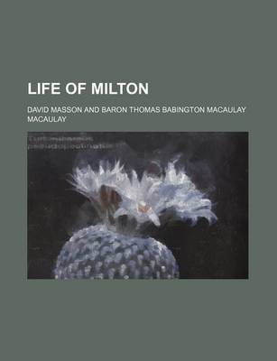 Book cover for Life of Milton