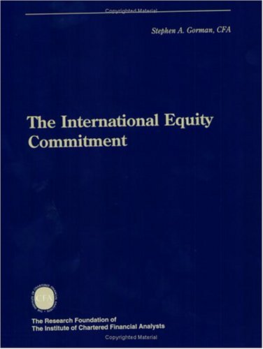 Cover of The International Equity Commitment