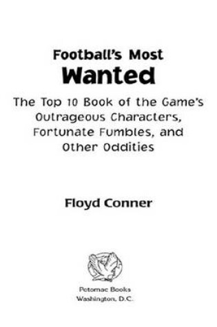 Cover of Football's Most Wanted