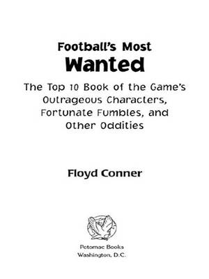 Book cover for Football's Most Wanted