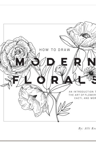 Cover of How To Draw Modern Florals