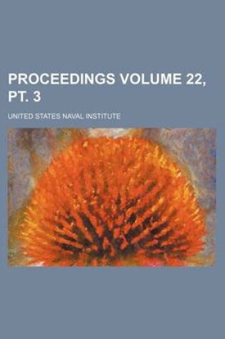 Cover of Proceedings Volume 22, PT. 3