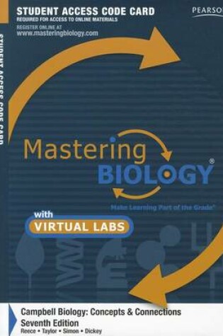 Cover of MasteringBiology with MasteringBiology Virtual Lab Full Suite -- Standalone Access Card -- for Campbell Biology