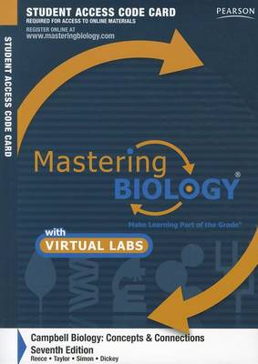 Book cover for MasteringBiology with MasteringBiology Virtual Lab Full Suite -- Standalone Access Card -- for Campbell Biology