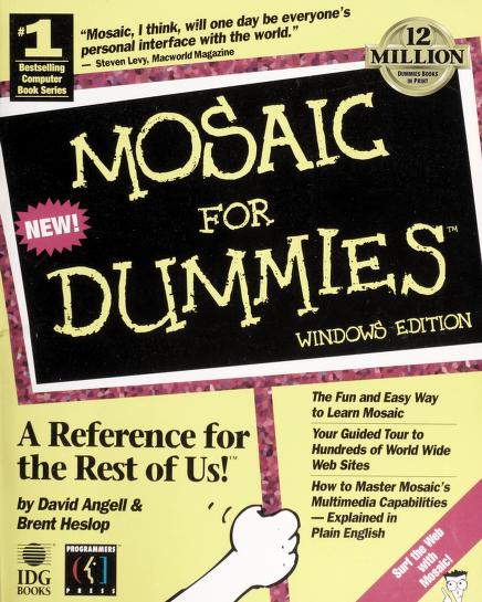 Book cover for Mosaic For Dummies