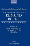 Book cover for Volume II: Party, Parliament and the American Crisis, 1766-1774