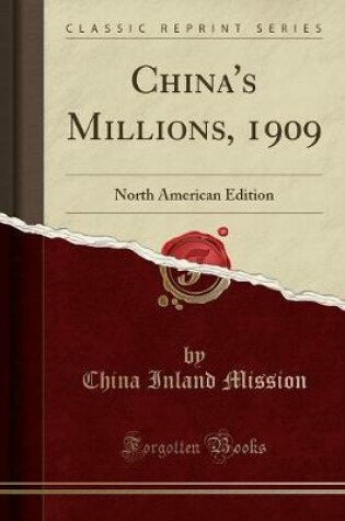 Cover of China's Millions, 1909