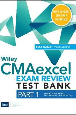 Cover of Wiley CMAexcel Learning System Exam Review 2020