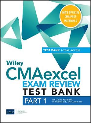 Book cover for Wiley CMAexcel Learning System Exam Review 2020