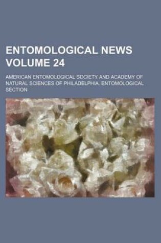 Cover of Entomological News Volume 24