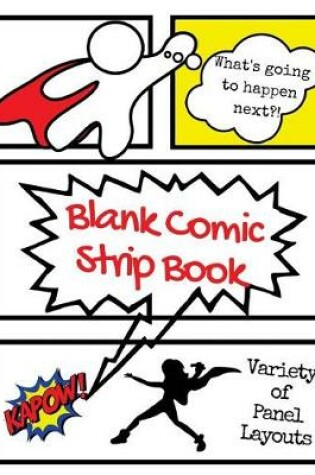 Cover of Blank Comic Strip Book Kapow