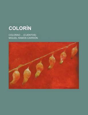 Book cover for Colorin; Colorao (Cuentos)