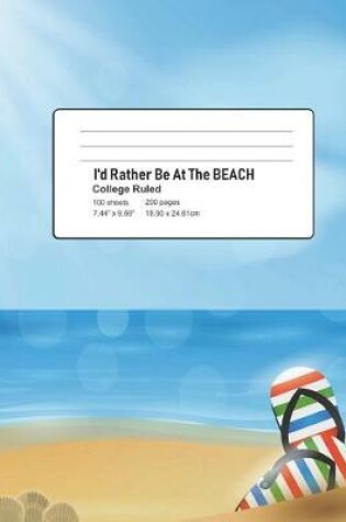 Cover of I'd Rather Be At The BEACH