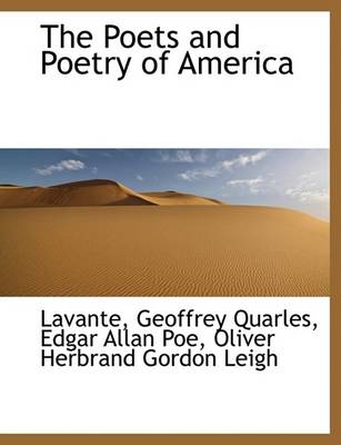 Book cover for The Poets and Poetry of America