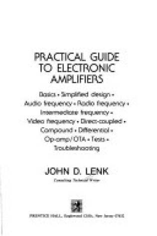 Cover of Practical Guide to Electronic Amplifiers