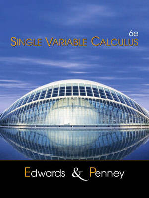 Book cover for Single Variable Calculus