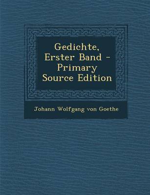 Book cover for Gedichte, Erster Band