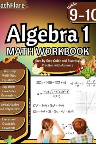 Cover of Algebra 1 Workbook 9th and 10th Grade
