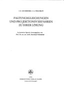 Book cover for Faltungsgleichungen Und Projektionsverfahren Zu Ihrer Losung