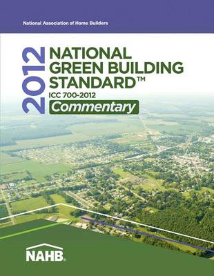 Book cover for 2012 National Green Building Standard Commentary