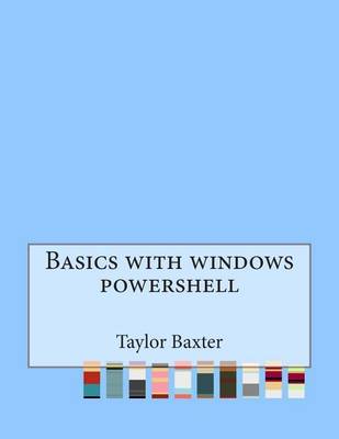 Book cover for Basics with Windows Powershell