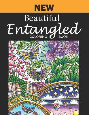 Book cover for New Beautiful Entangled Coloring Book