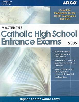 Book cover for Master the Catholic Hs Entranc