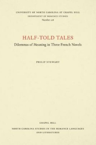 Cover of Half-Told Tales