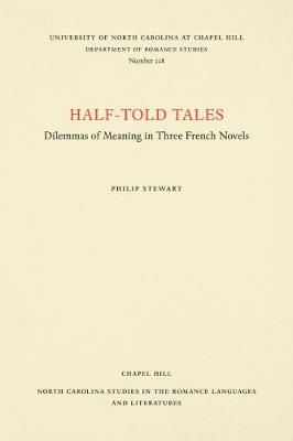 Book cover for Half-Told Tales